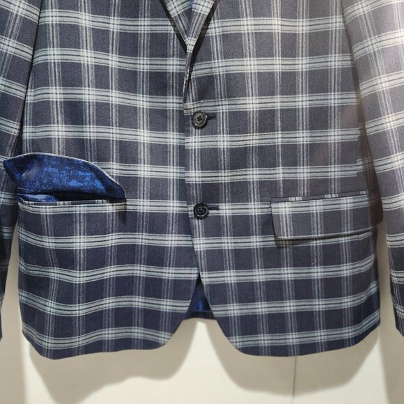 Ben Sherman Sport Coat Preppy Old Money Men's Navy Blazer Size Classic Style - Picture 5 of 14